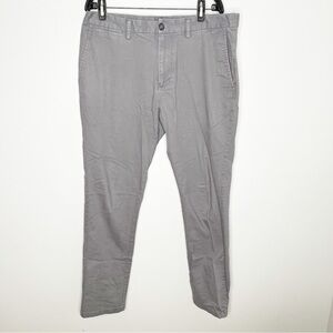 Old Navy Light Grey Khaki Ultra Slim Pants Size 36X34